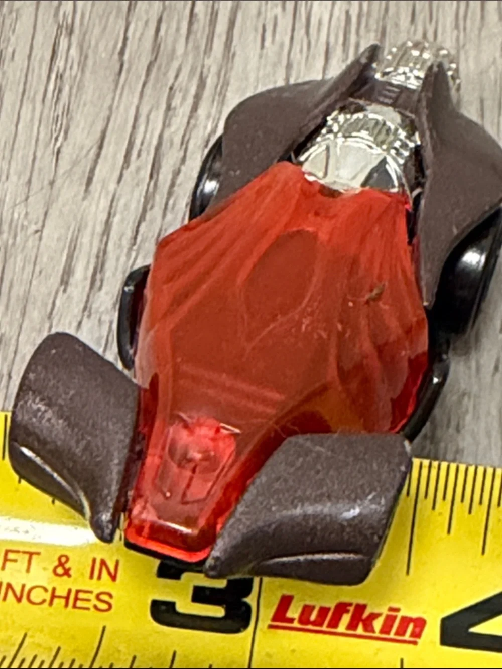 VERY RARE 2006 Hot Wheels McDonald’s Giveaway Jet Race Car – Brown & See-Through